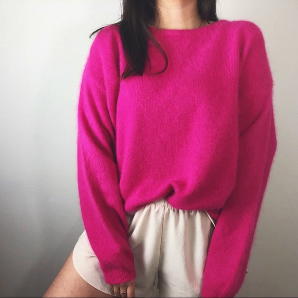 Sweaters - MALVA plush angora knit